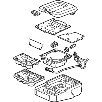 Cadillac 84381167 Seat Back Assembly