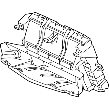 GM 23251254 Baffle Assembly, Radiator Air