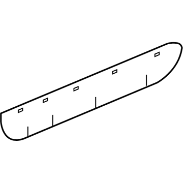 GM 21996162 Deflector Assembly, Auxiliary Front Side Door Water