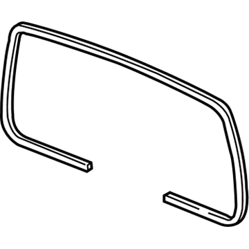 Buick 19180526 License Pocket Seal