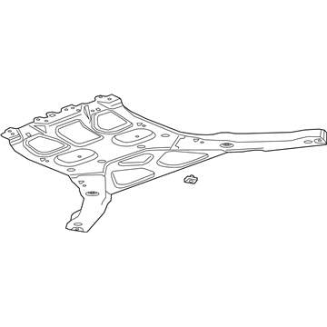 GM 84074097 PLATE-FRT CRADLE SHEAR