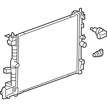 GM 84418804 Engine Radiator Assembly