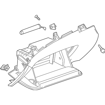 GM 22883564 Compartment Assembly, Instrument Panel *Shale