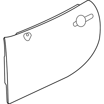 GM 15940884 Door Assembly, Front Side