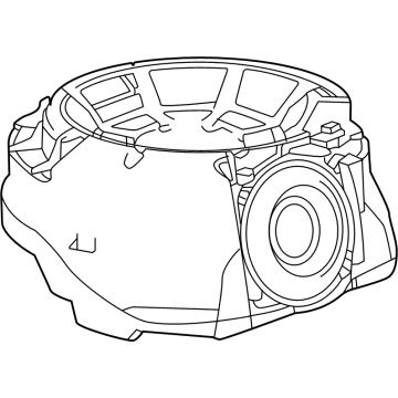 Buick 13482862 Rear Speaker