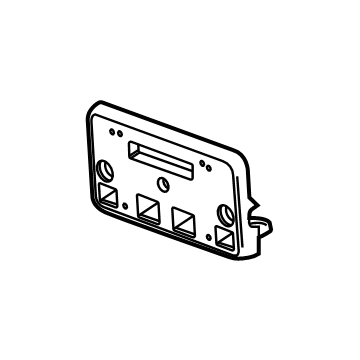 Chevy 84186106 License Bracket