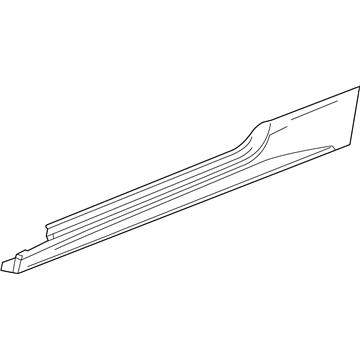 Cadillac 23137306 Rocker Molding