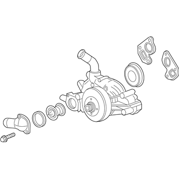 Chevy 89018166 Water Pump Assembly