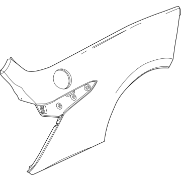 Chevy 85120402 Quarter Panel