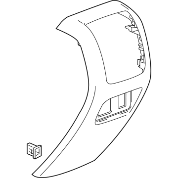 Cadillac 84753466 Rear Trim Panel