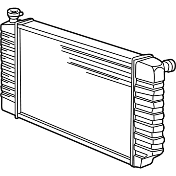 1993 Chevy K1500 Radiator - 52481751