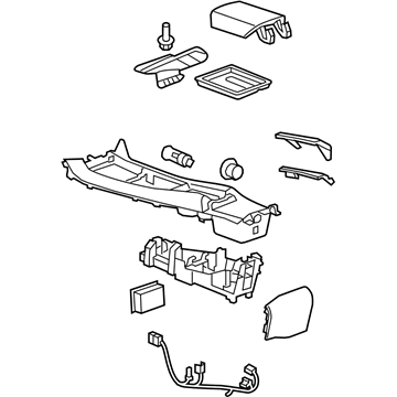 Chevy 22883448 Console Assembly