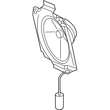 GM 15766433 Speaker Assembly, Radio Rear