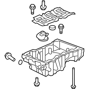 GMC 12666371 Oil Pan