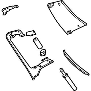 Pontiac 15825824 Door Assembly