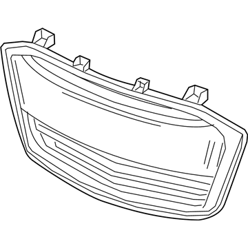 Chevy 42497011 Lower Grille