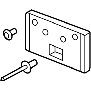 Chevy 42338070 License Bracket