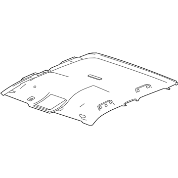 GM 23101811 Panel Assembly, Headlining Trim *Shale