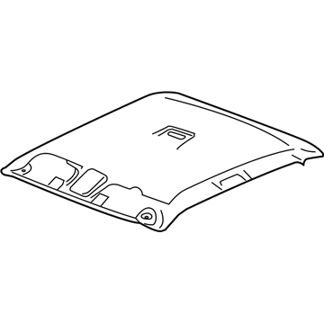 GM 15909544 Panel Assembly, Headlining Trim *Shale