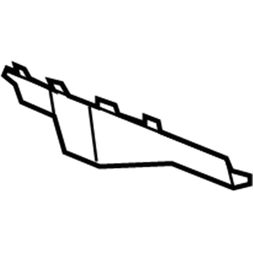 GM 25775357 Insert, Rear Bumper Fascia *Service Primer