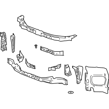 GMC 19167125 Radiator Support