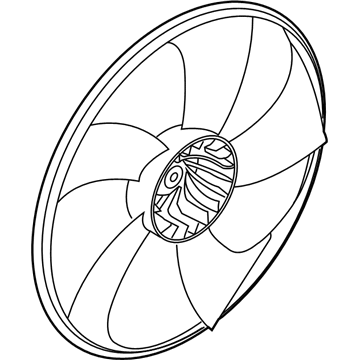 2009 Cadillac CTS A/C Condenser Fan - 25881843