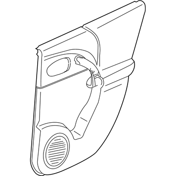 Saturn 15864221 Door Trim Panel