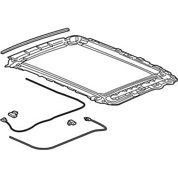 Cadillac 84144909 Sunroof Frame