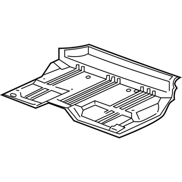 Cadillac 15950125 Center Floor Pan