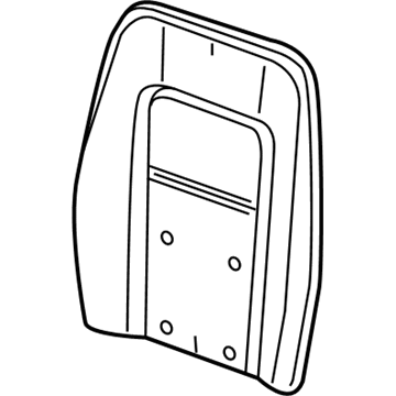 Chevy 23120425 Seat Back Pad