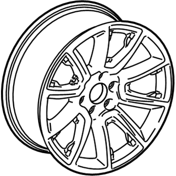 Chevy 22905550 Wheel, Alloy