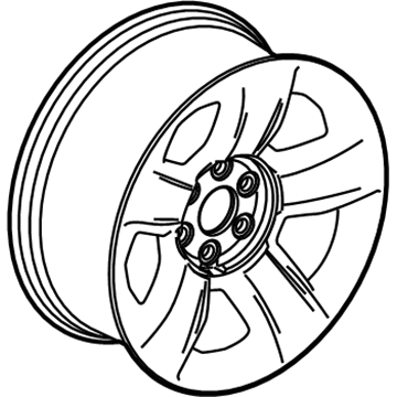 Chevy 20937762 Wheel, Alloy