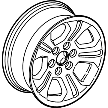 Chevy 84227871 Wheel, Alloy