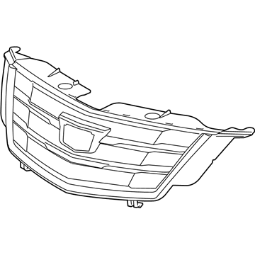 Cadillac 23180281 Upper Grille