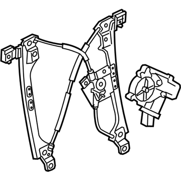 Cadillac 23257823 Window Regulator