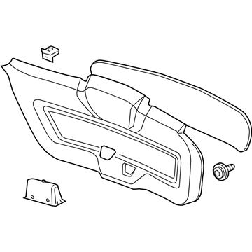 Chevy 22819346 Lower Gate Trim