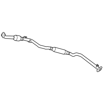 GM 88975828 3Way Catalytic Convertor (W/Exhaust Pipe)