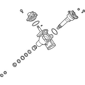 2008 Chevy Silverado 2500 HD Rack And Pinion - 19434141