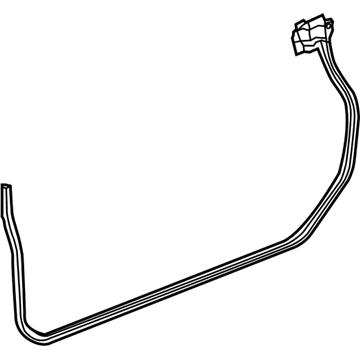 GM 23443732 Weatherstrip Assembly, Front Side Door (Door Side)