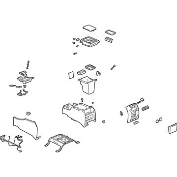 GMC 15753148 Console Assembly