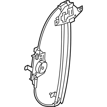 GM 96806549 Regulator,Rear Side Door Window