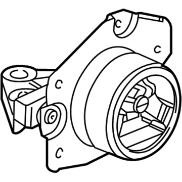 GM 15835312 Mount Assembly, Trans *Yellow