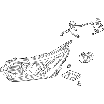 Chevy 84818201 Headlamp Assembly