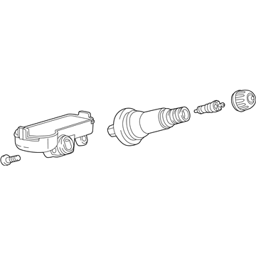 Cadillac 13540607 Tire Pressure Sensor