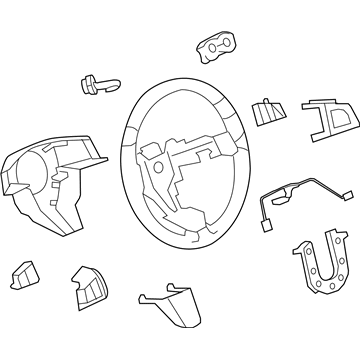 Cadillac 22898837 Steering Wheel