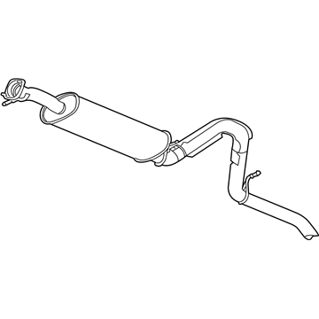 Buick 25839181 Muffler W/Tpipe