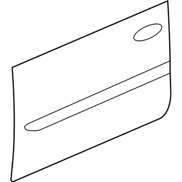 GM 89022637 Panel Assembly,Front Side Door Outer, Left