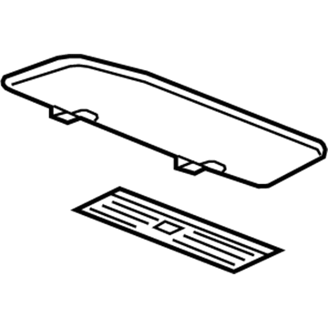 Chevy 22758144 Sunvisor