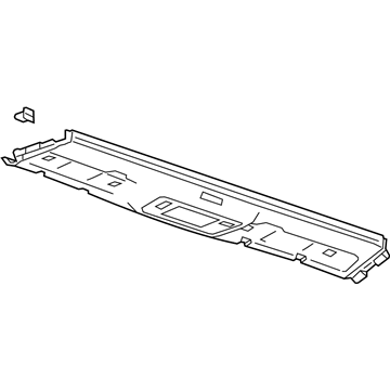 GM 22766774 Molding Assembly, Windshield Upper Garnish *Jet Black