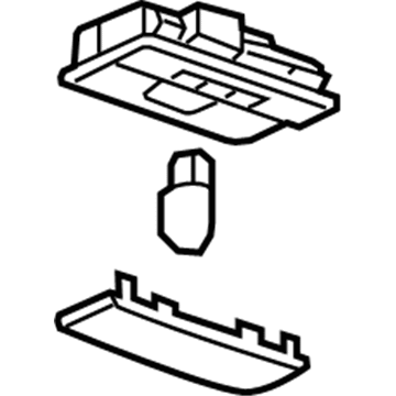 Chevy 22781792 Map Lamp Assembly